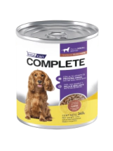 Alimento H�medo Vitalcan Complete Perro Adulto Trocitos de Carne en Salsa Lata x 340gr.