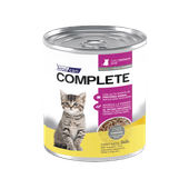 Alimento H�medo Vitalcan Complete Gato Kitten Trocitos de Sardina en Salsa Lata x 340gr.
