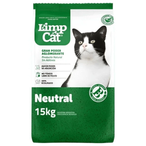 Piedra Arena Aglomerante Sanitaria Limp Cat Neutra x 15kg