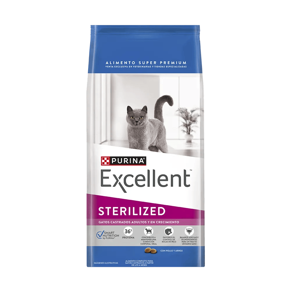 Alimento Purina Excellent Gato Adulto Sterilized x 7,5kg
