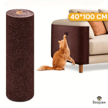 Cubre Sill�n Antidesgarro Rascador Beepaw para Gato 40x100cm NEGRO