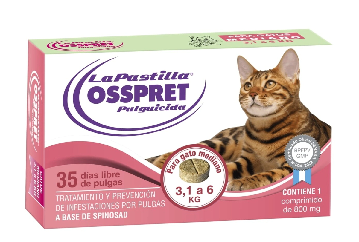 Comprimido LAPASTILLA OSSPRET Gatos de 4kg a 8kg -FARMACIA-