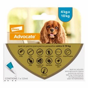 Pipeta Advocate Perro de 4kg a 10kg -FARMACIA-