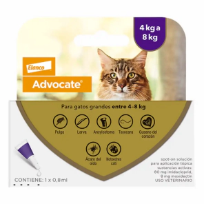 ADVOCATE Gato de 4kg a 8kg -FARMACIA-   