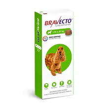 BRAVECTO 10 a 20 KG 500 mg verde MSD Intervet -FARMACIA-      