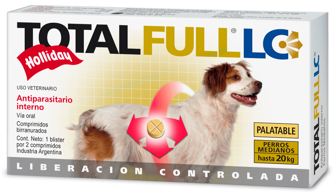Comprimido Total Full Perro hasta 20 kg x 2 comprimidos -FARMACIA-