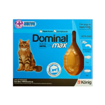 Pipeta Dominal Max Gato Hasta 4 kg -FARMACIA-