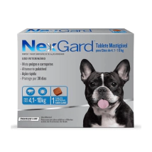 Comprimido NEXGARD  Perro 04 a 10 KG -FARMACIA-  