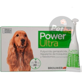 Pipeta Power ULTRA  10 a 20 kg  Perro Mediano (VERDE) -FARMACIA-      