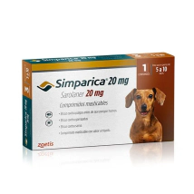 Comprimido SIMPARICA Perro (5-10 KG) NARANJA -FARMACIA-      