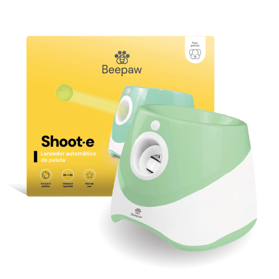 Lanza Pelota Beepaw Perro SHOOT-E (VERDE AGUA)      