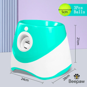 Lanza Pelota Beepaw Perro SHOOT-E (VERDE AGUA)