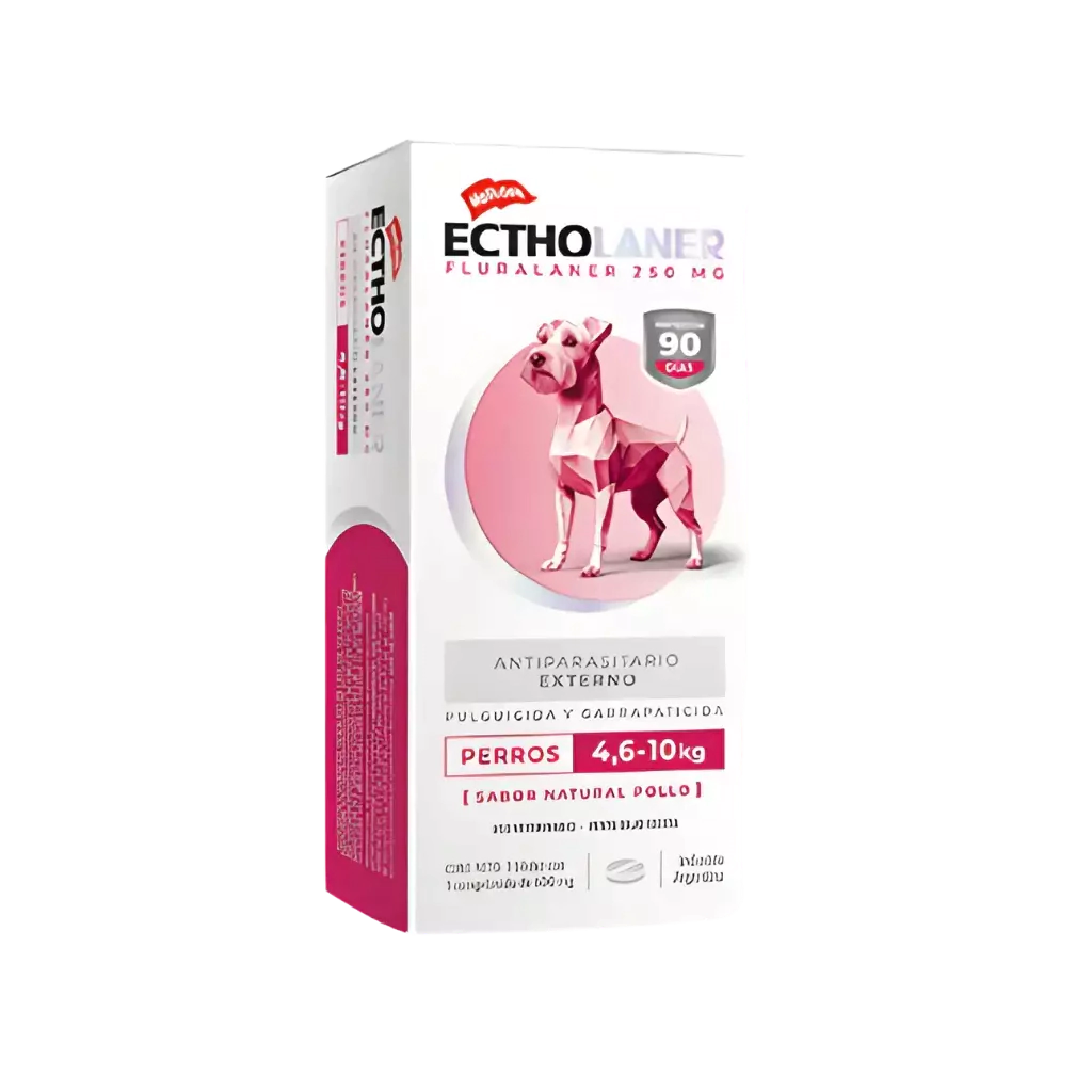 Comprimido EcthoLANER 4,6 a 10Kg Perro. Rojo -FARMACIA-