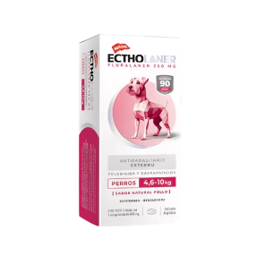 Comprimido EcthoLANER 4,6 a 10Kg Perro. Rojo -FARMACIA-