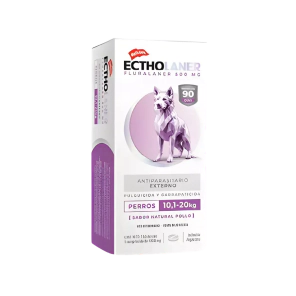 Comprimido EcthoLANER 10,1 a 20Kg Perro Violeta -FARMACIA-      