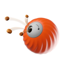 Pelota Beepaw Roll-E Interactiva + Dispensadora 7,2cm Naranja