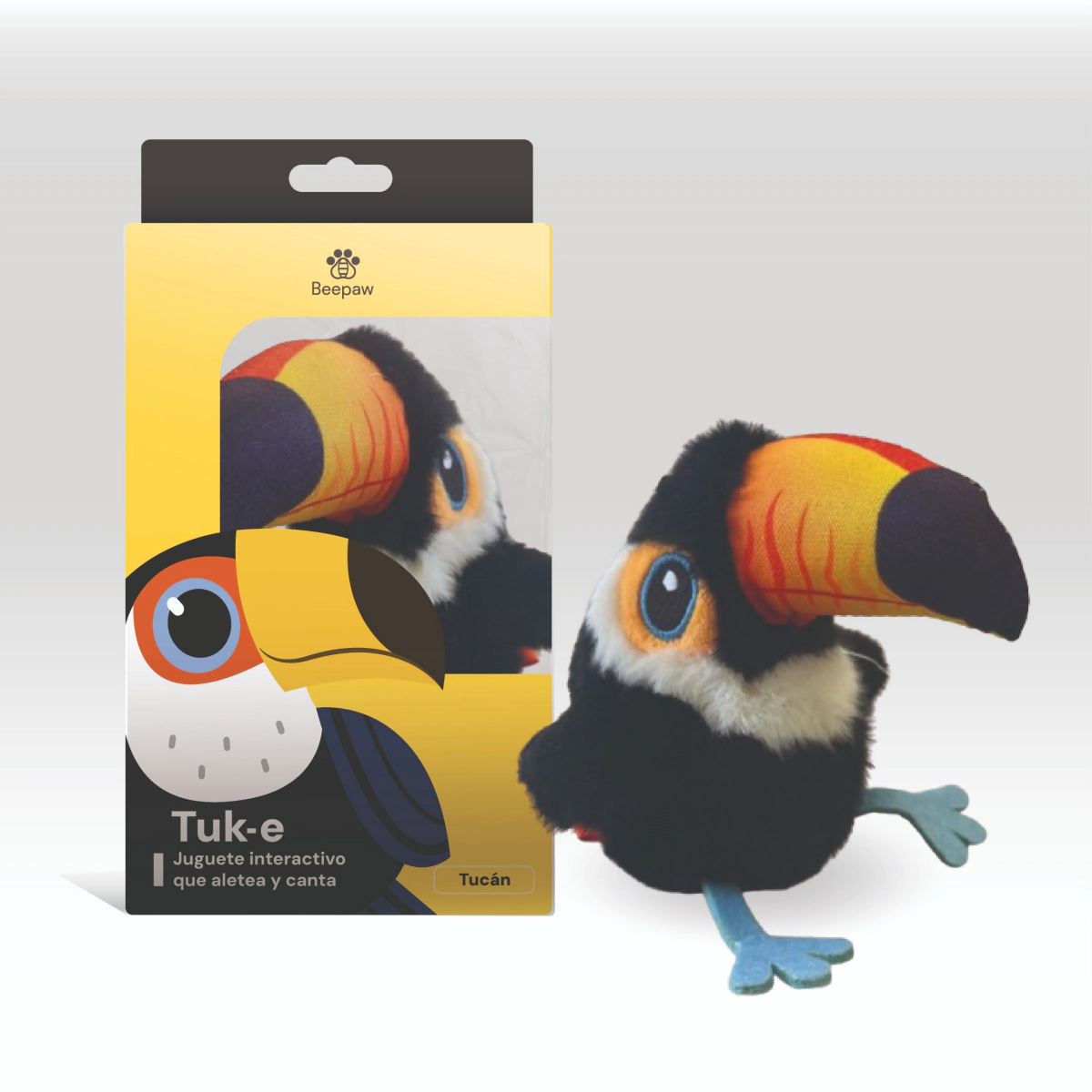 Juguete Interactivo Beepaw Tucan P/Gatos (TUK-E)      