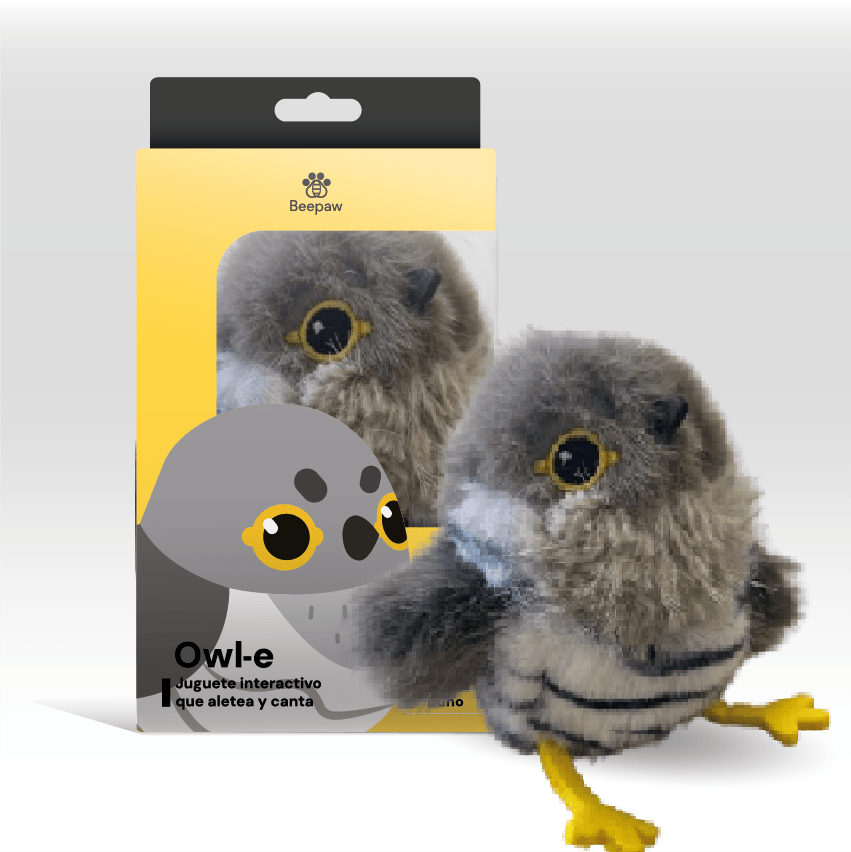 Juguete Interactivo Beepaw Buho P/Gatos (OWL-E)      
