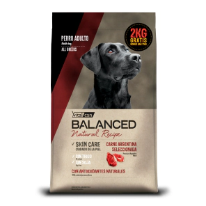 Balanced Nat.Recipe Perro Adulto Carne Argentina BONUS BAG x 15 kg +2 Kg