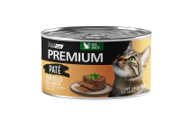 Alimento H&uacute;medo Vitalcan Premium Pate C/Pollo Gato Adulto lata x 85gr      
