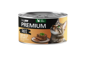 Alimento H&uacute;medo Vitalcan Premium Pate C/Pollo Gato Adulto lata x 85gr      