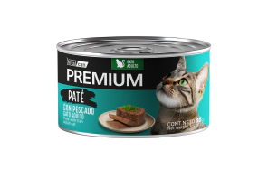 Alimento H&uacute;medo Vitalcan Premium Pate C/Pescado Gato Adulto lata x 85gr     