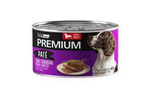 Alimento H&uacute;medo Vitalcan Premium Pate C/Cordero Perro Adulto lata x 85gr      