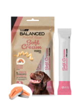 Snack Balanced Natural Recipe Soft Cream Perro sabor Salm&oacute;n x 56gr