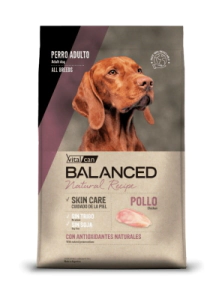 Alimento VitalCan Balanced Natural Recipe Perro Adulto con Pollo x 3kg + Balanced Souffl� Perro Adulto Sabor Carne Lata x 85gr DE REGALO