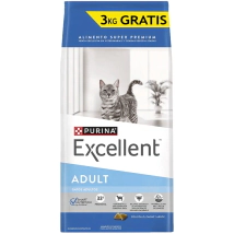 Alimento Purina Excellent Gato Adulto x 15kg + 3kg BONUS BAG