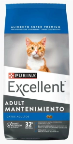Alimento Purina Excellent Gato Adulto Mantenimiento x 15kg