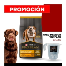 Alimento Purina Pro Plan Perro Adulto Reduced Calorie Raza Mediana y Grande x 12kg + VASO MEDIDOR DE REGALO