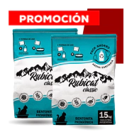 -COMBO- Piedra Arena Aglutinante Sanitaria Rubicat Classic x 30kg. Pack x 2 UNIDADES de 15kg. C/U