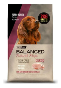 Balanced Natural Recipe Perro Adulto con Cerdo x 17 kg BONUS BAG