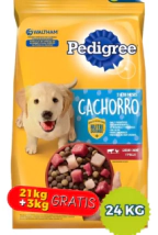 Alimento Pedigree Perro Cachorro x 24 kg BONUS BAG