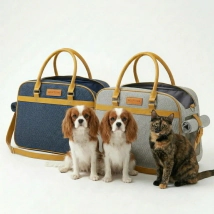 Bolso Transportador Beepaw Perro y Gato Dise�o Elegante 46cm x 32cm x 28cm COLOR AZUL