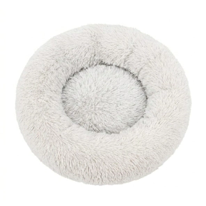 Cama Dona Beepaw con Terciopelo Largo para Perro Talle M de 70cm. x 70cm COLOR GRIS OSCURO
