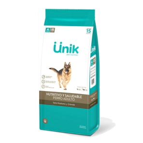 Alimento Unik Premium Perro Adulto Raza Mediana y Grande x 15kg