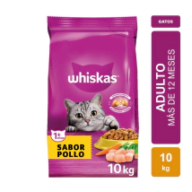 Alimento Whiskas Gato Adulto Pollo x 10kg