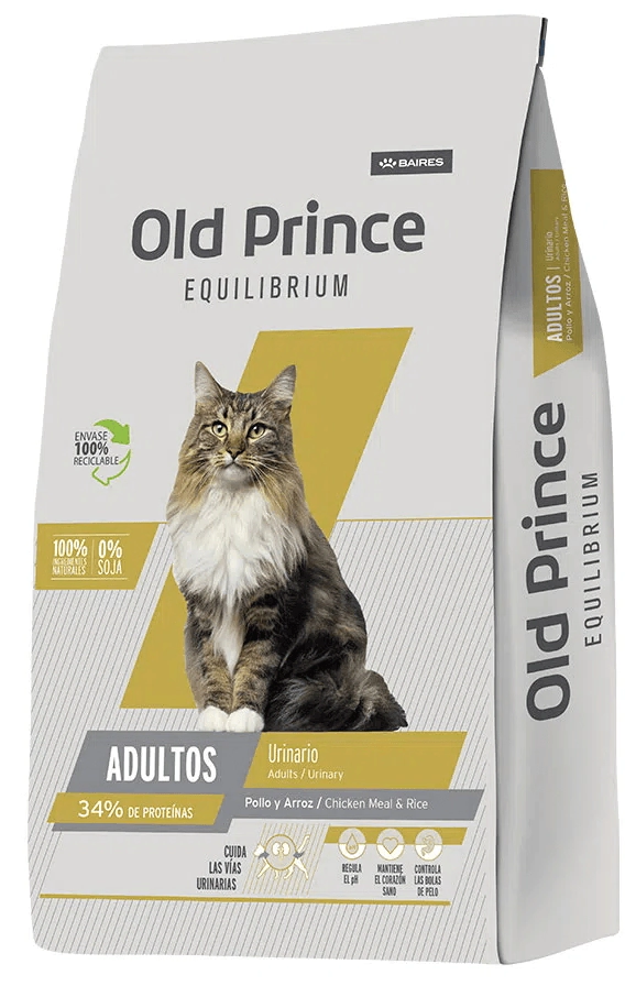 Alimento Baires Old Prince Equilibrium Gato Adulto Urinary Care 3kg
