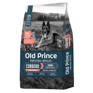 Alimento Old Prince Novel Perro Senior Cordero y Arroz x 15kg