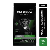 Alimento Old Prince Equilibrium Perro Adulto Control de Peso x 15kg