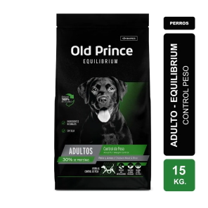 Alimento Old Prince Equilibrium Perro Adulto Control de Peso x 15kg