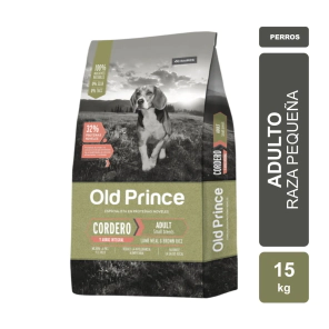 Alimento Old Prince Novel Perro Adulto Raza Peque&ntilde;a Cordero y Arroz x 15kg