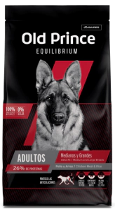 Alimento Old Prince Equilibrium Perro Adulto Raza Mediana y Grande x 20kg