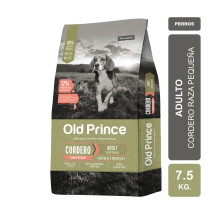 Alimento Old Prince Novel Perro Adulto Raza Peque&ntilde;a Cordero y Arroz x 7,5kg