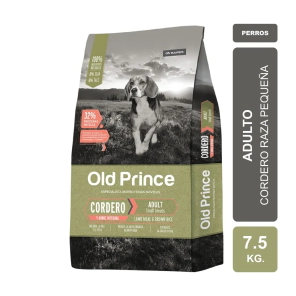 Alimento Old Prince Novel Perro Adulto Raza Peque&ntilde;a Cordero y Arroz x 7,5kg