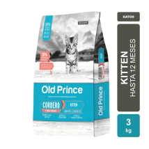 Alimento Old Prince Novel Gato Cachorro Cordero y Arroz x 3kg