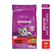 Alimento Whiskas Gato Adulto Carne x 10kg