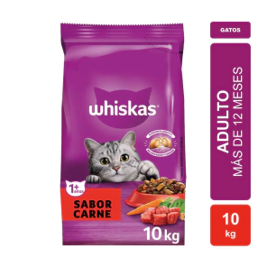 Alimento Whiskas Gato Adulto Carne x 10kg